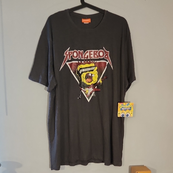 XXL SPONGE BOB metallica Style T- Shirt (Rare) - Picture 1 of 9